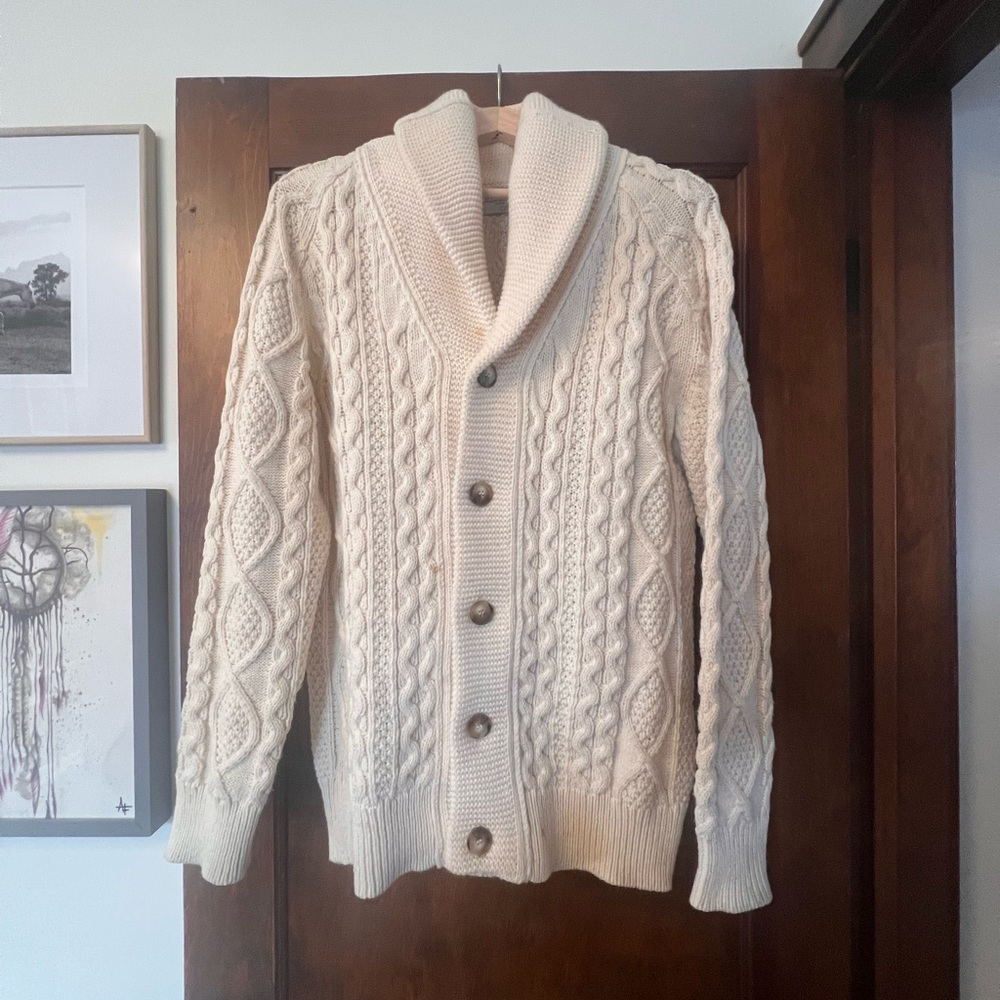 Cozy Cable Knit Cardigan Sweater